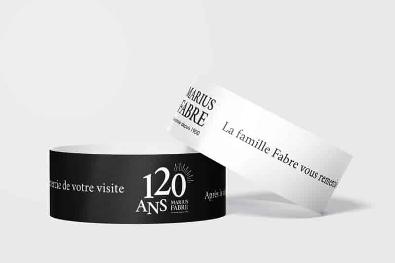 Impression + Bracelet de contrôle + Aix en Provence Marseille et Bouches du Rhône